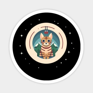 Bengal Cat Xmas Ornament, Love Cats Magnet